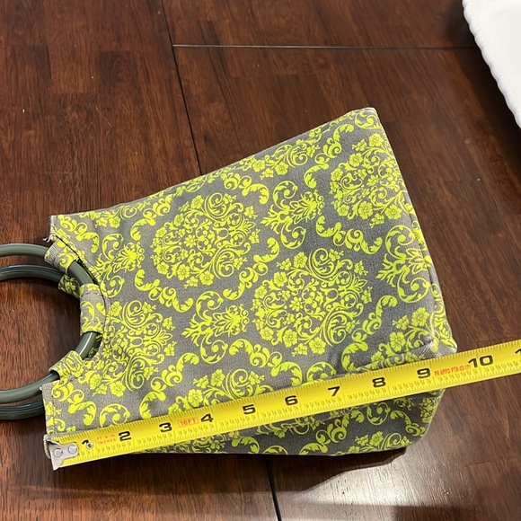 Fit and Fresh lunch bag/cooler, lime Green and gray - Picture 8 of 9